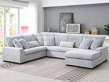 Voiron Sectional Sofa Grey