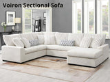 Voiron Sectional Sofa Ivory