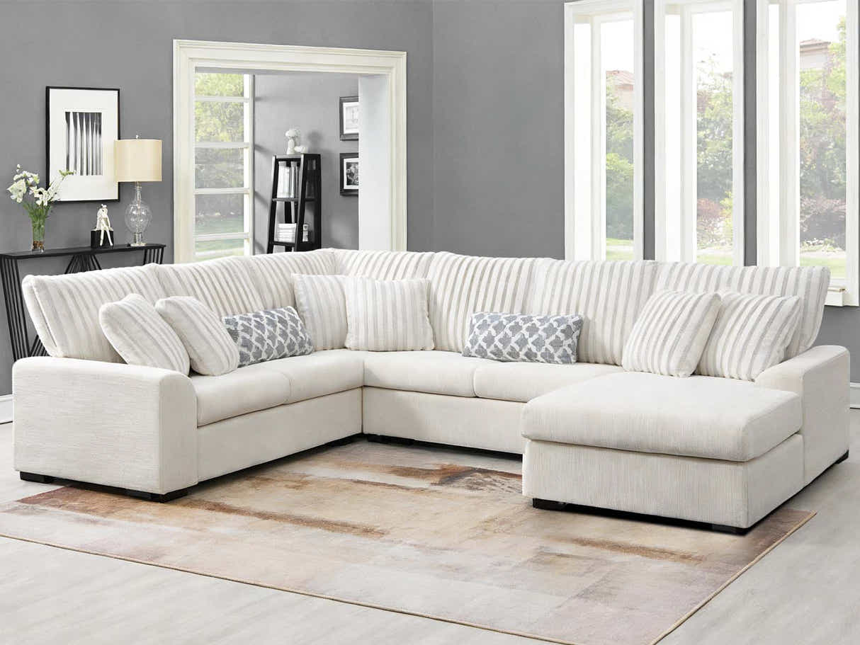 Voiron Sectional Sofa Ivory