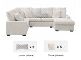 Voiron Sectional Sofa Ivory