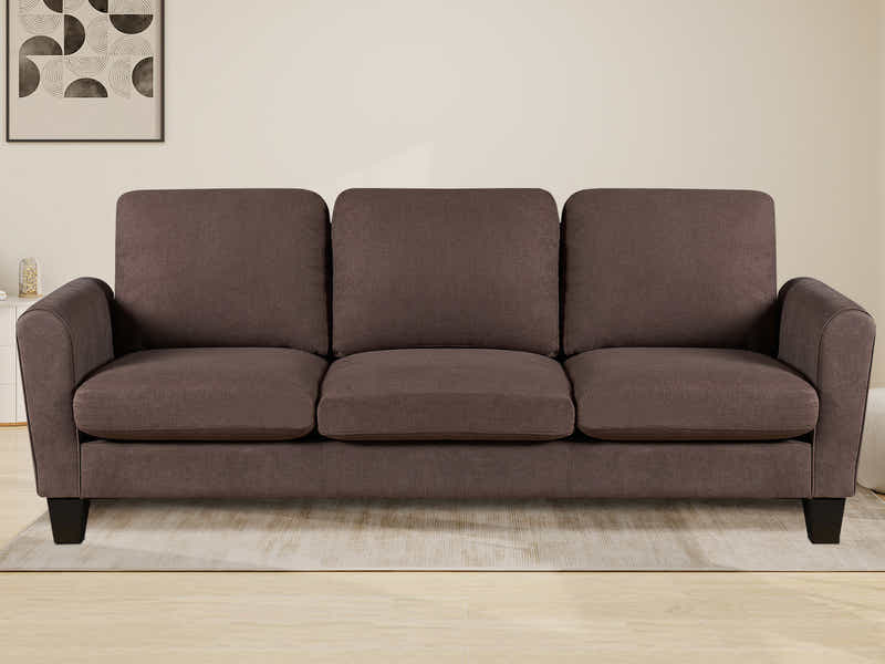 Rosa Linen Sofa Beige340