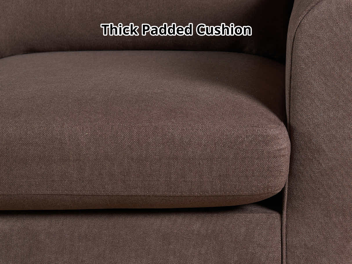 Rosa Linen Sofa Beige340
