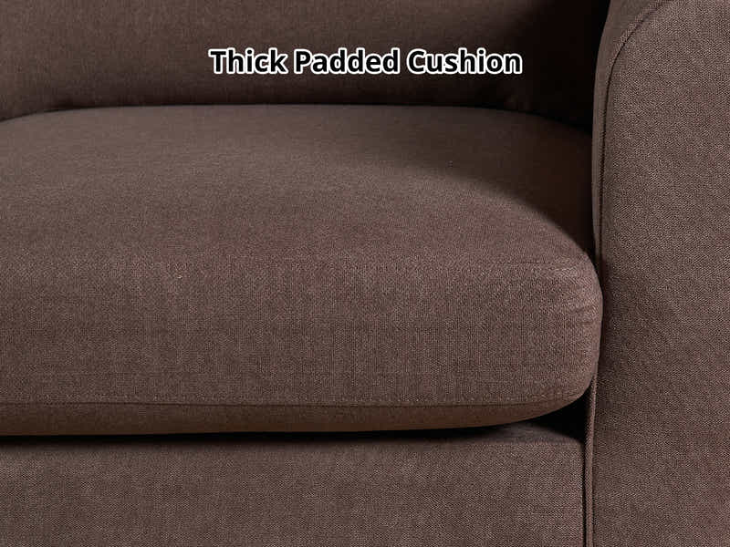 Rosa Linen Sofa Beige340