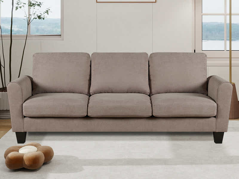 Rosa Linen Sofa Beige412