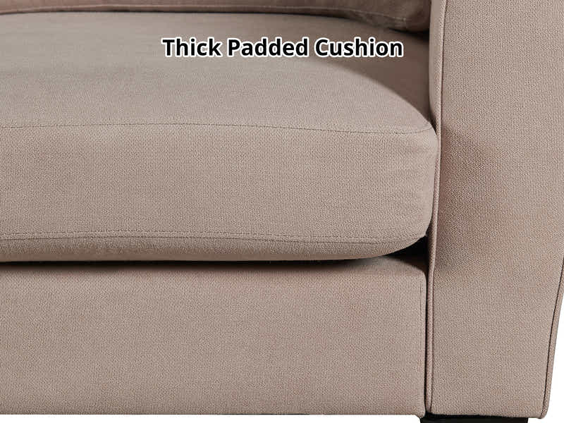 Rosa Linen Sofa Beige466