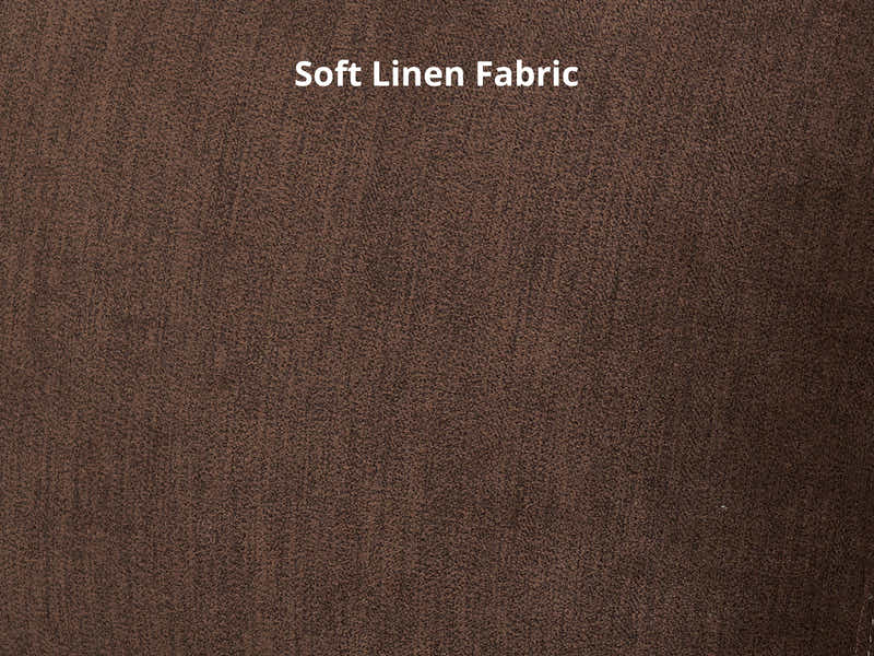 Rosa Linen Sofa Set Brown