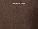 DS Rosa Linen Sofa Set Brown