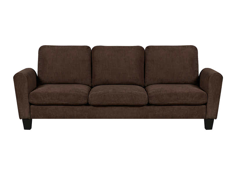 Rosa Linen Sofa Set Brown
