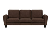 DS Rosa Linen Sofa Set Brown