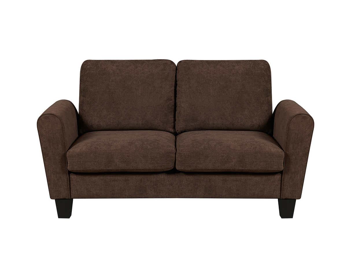 Rosa Linen Sofa Set Brown