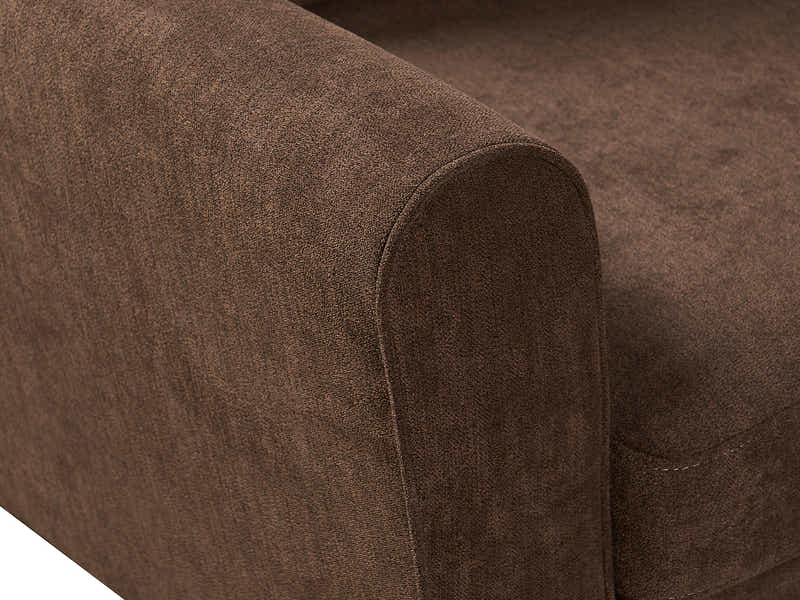 Rosa Linen Sofa Set Brown