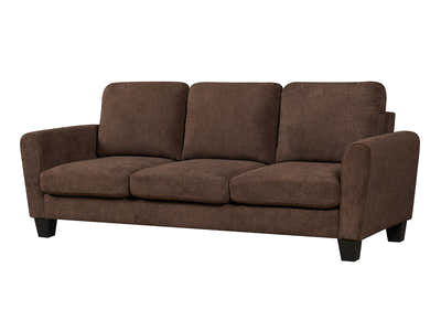 Rosa Linen Sofa Brown3186