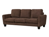 DS Rosa Linen Sofa Brown3186
