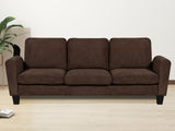 DS Rosa Linen Sofa Brown3186