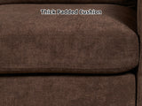 DS Rosa Linen Sofa Brown3186