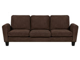 DS Rosa Linen Sofa Brown3186