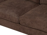 DS Rosa Linen Sofa Brown3186