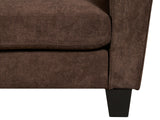 DS Rosa Linen Sofa Brown3186