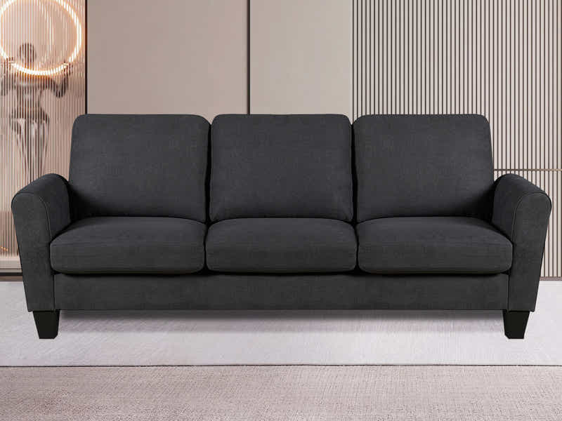 Rosa Linen Sofa Drak Grey284