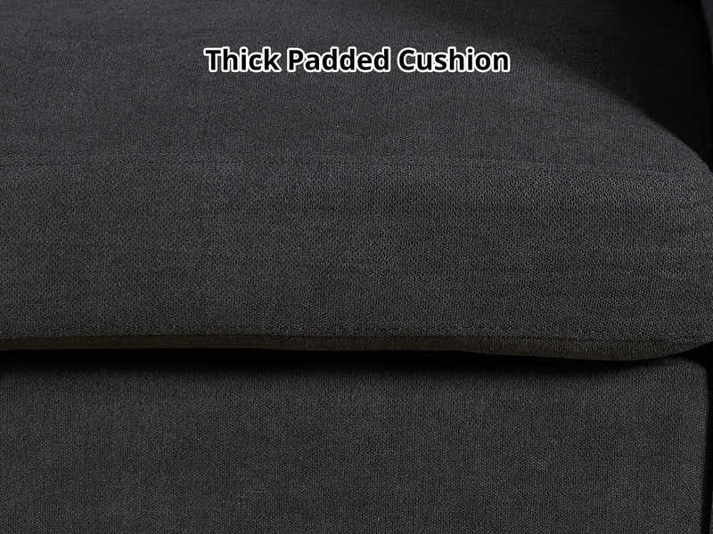 Rosa Linen Sofa Drak Grey284