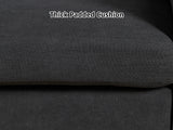 DS Rosa Linen Sofa Drak Grey284