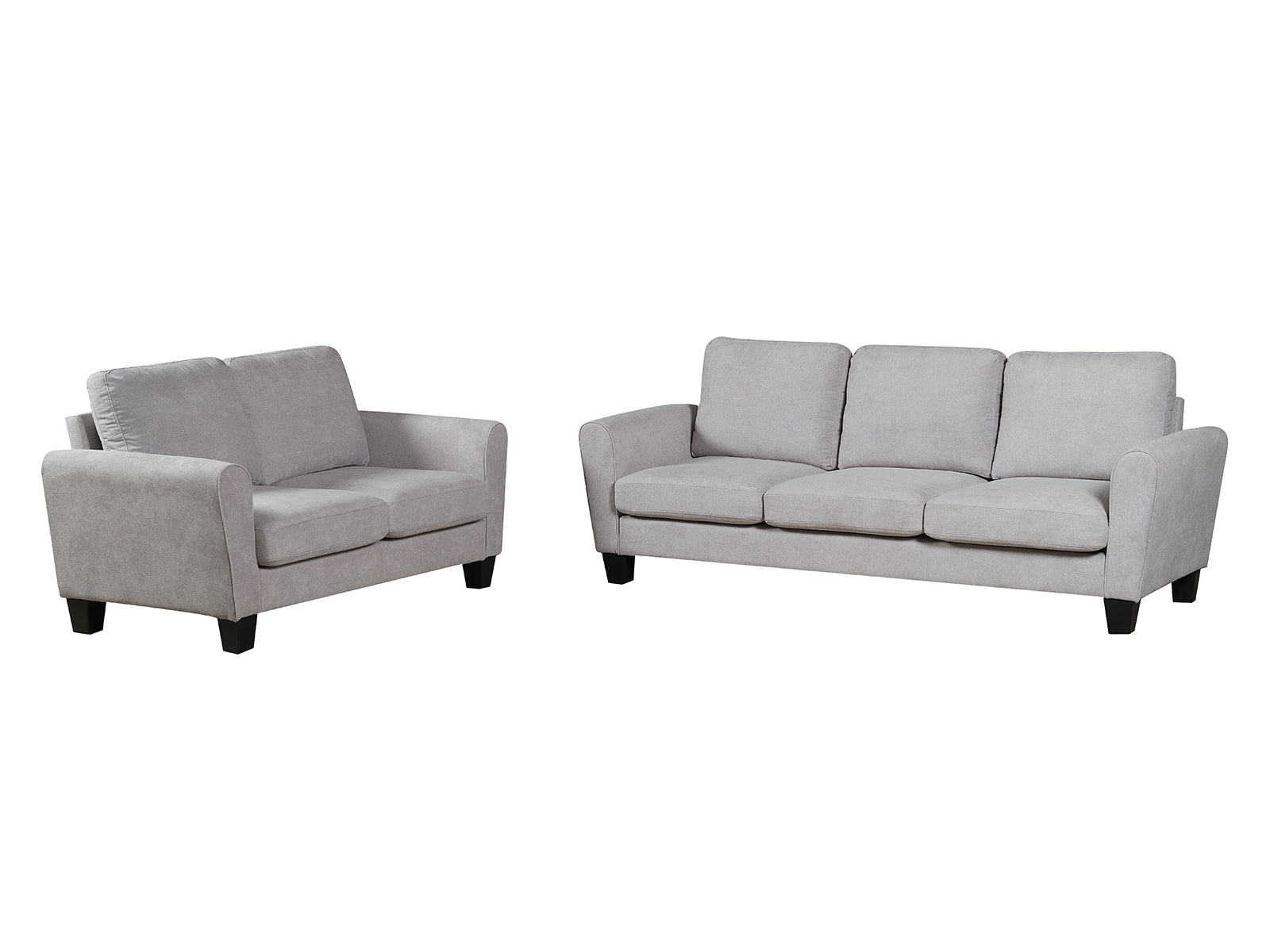 DS Rosa Linen Sofa Set Grey