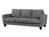 DS Rosa Linen Sofa Grey3184