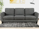 DS Rosa Linen Sofa Grey3184