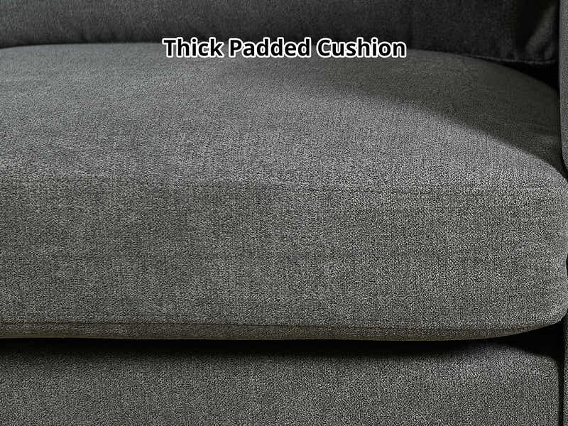 Rosa Linen Sofa Grey3184