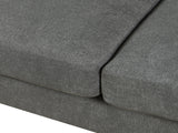 DS Rosa Linen Sofa Grey3184