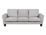 DS Rosa Linen Sofa Grey3187
