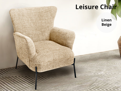 Leisure Chair 1613 Linen Beige