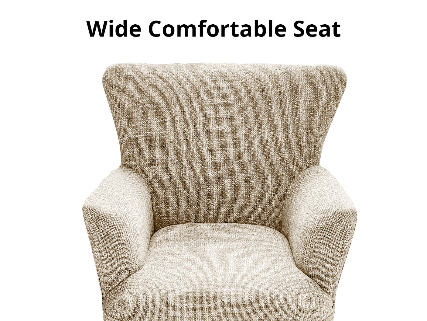 Leisure Chair 1613 Linen Beige Grey