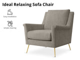 Leisure Chair 1636 Linen Beige Grey