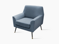 Leisure Chair S48 Velvet - Light Blue