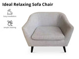Leisure Chair S50 Linen Beige Grey