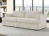 DS Levinson Corduroy Sofa Beige