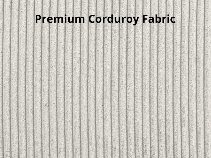 DS Levinson Corduroy Sofa Beige