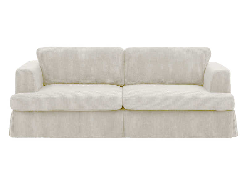 DS Levinson Corduroy Sofa Beige