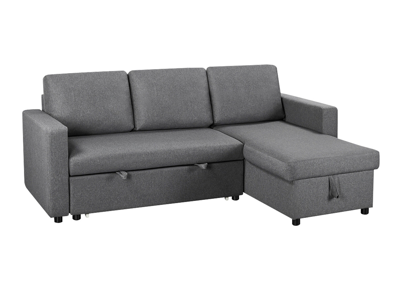 T Corey Linen Sofa Bed Grey