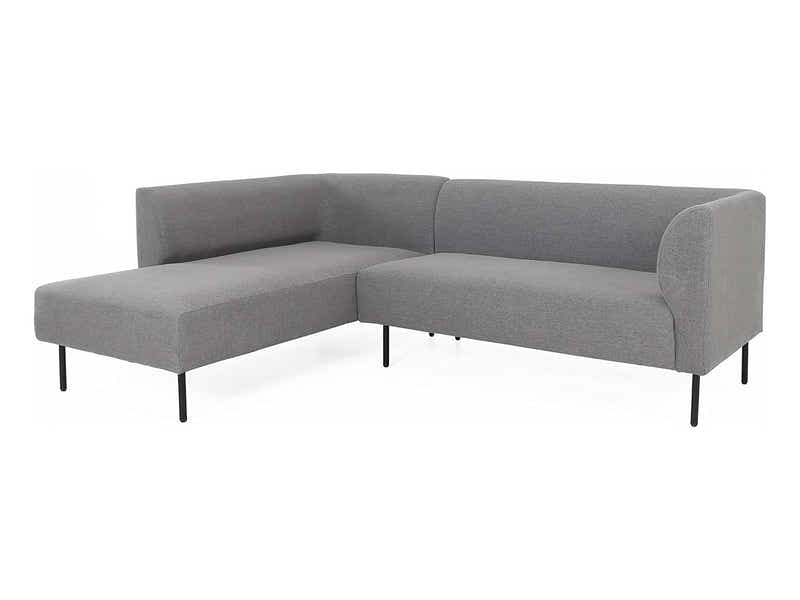 DS Judith Sectional Sofa with Left Chaise Linen Grey