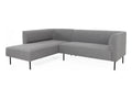 Judith Sectional Sofa with Left Chaise Linen - Grey