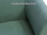 DS Judith Sectional Sofa with Right Chaise Linen Green