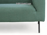 DS Judith Sectional Sofa with Right Chaise Linen Green