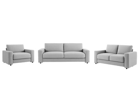 Chenille Sofa Set Beige