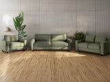 Chenille 3-Piece Sofa Set - Green