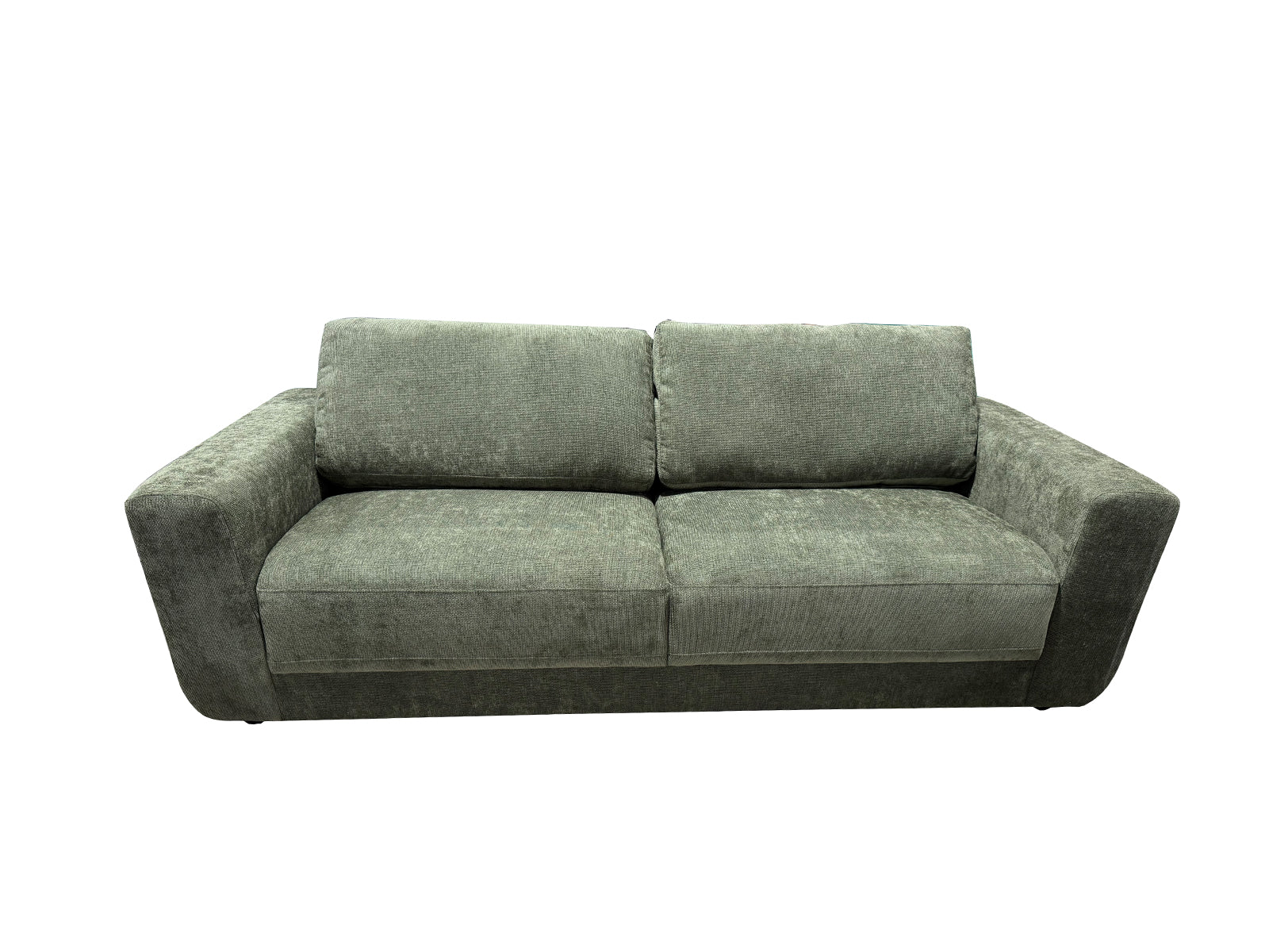Chenille 3-Piece Sofa Set - Green