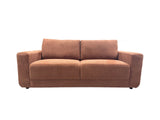Chenille 3-Piece Sofa Set - Orange