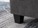Paxton Chenille Modular Sofa Dark Grey 5+2