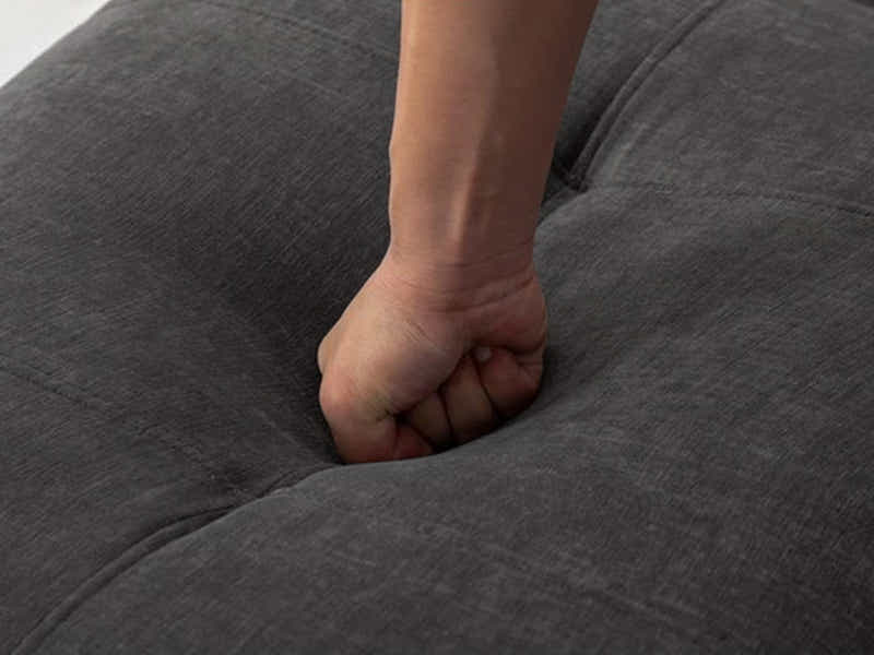 Paxton Chenille Modular Sofa Dark Grey 5+2